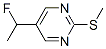 Pyrimidine, 5-(1-fluoroethyl)-2-(methylthio)- (9CI) CAS#: 120717-49-9