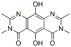 Pyrimido[5,4-g]quinazoline-4,6(3H,7H)-dione,  5,10-dihydroxy-2,3,7,8-tetramethyl- CAS#: 115705-71-0