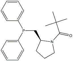 Pyrrolidine, 1-(2,2-diMethyl-1-oxopropyl)-2-[(diphenylphosphino)Methyl]-, (2S)- CAS#: 145818-29-7