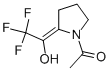 Pyrrolidine, 1-acetyl-2-(2,2,2-trifluoro-1-hydroxyethylidene)-, (Z)- (9CI) CAS#: 148183-85-1