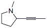 Pyrrolidine, 1-methyl-2-(1-propynyl)- (9CI) CAS#: 125038-97-3