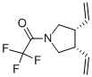 Pyrrolidine, 3,4-diethenyl-1-(trifluoroacetyl)-, cis- (9CI) CAS#: 120568-87-8