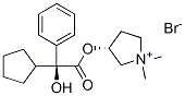 Pyrrolidinium, 3-[(cyclopentylhydroxyphenylacetyl)oxy]-1,1-dimethyl-, bromide, [S-(R*,S*)]- CAS#: 129784-12-9