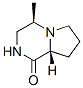 Pyrrolo[1,2-a]pyrazin-1(2H)-one, hexahydro-4-methyl-, (4R-cis)- (9CI) CAS#: 143393-98-0