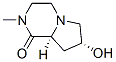 Pyrrolo[1,2-a]pyrazin-1(2H)-one, hexahydro-7-hydroxy-2-methyl-, (7R-cis)- (9CI) CAS#: 158393-19-2