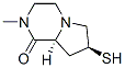 Pyrrolo[1,2-a]pyrazin-1(2H)-one, hexahydro-7-mercapto-2-methyl-, (7S-trans)- (9CI) CAS#: 158393-27-2