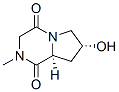 Pyrrolo[1,2-a]pyrazine-1,4-dione, hexahydro-7-hydroxy-2-methyl-, (7R-cis)- (9CI) CAS#: 132714-93-3