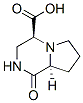 Pyrrolo[1,2-a]pyrazine-4-carboxylic acid, octahydro-1-oxo-, (4S-trans)- (9CI) CAS#: 175233-04-2
