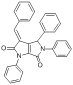 Pyrrolo(3,4-b)pyrrole-2,6(1H,3H)-dione, 4,5-dihydro-3-(phenylmethylene )-1,4,5-triphenyl- CAS#: 155592-98-6