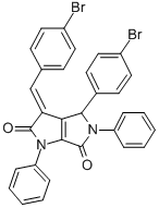 Pyrrolo(3,4-b)pyrrole-2,6(1H,3H)-dione, 4,5-dihydro-4-(4-bromophenyl)- 3-((4-bromophenyl)methylene)-1,5-diphenyl- CAS#: 155592-97-5