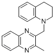 QUINOXALINE, 2-[(3,4-DIHYDRO-1(2H)-QUINOLINYL)METHYL]-3-METHYL- CAS#: 125988-97-8
