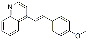 Quinoline, 4-[2-(4-methoxyphenyl)ethenyl]-, (E)- CAS#: 31059-68-4