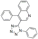 Quinoline, 4-phenyl-3-(1-phenyl-5-tetrazolyl)- CAS#: 161464-70-6