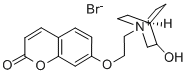 Quinuclidinium, 3-hydroxy-1-(2-((2-oxo-2H-1-benzopyran-7-yl)oxy)ethyl) -, bromide CAS#: 155272-59-6