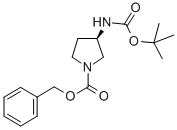 (R)-1-CBZ-3-(BOC-AMINO) PYRROLIDINE CAS#: 122536-75-8