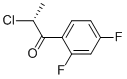 (R)-2-CHLORO-1-(2,4-DIFLUORO-PHENYL)-PROPAN-1-ONE CAS#: 126917-43-9