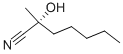 (R)-2-HYDROXY-2-METHYL-HEPTANENITRILE CAS#: 135362-75-3