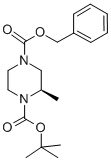 (R)-2-METHYL-PIPERAZINE-1,4-DICARBOXYLIC ACID 4-BENZYL ESTER 1-TERT-BUTYL ESTER CAS#: 128102-16-9