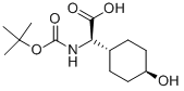 (R)-2-(TERT-BUTOXYCARBONYLAMINO)-2-((1R,4R)-4-HYDROXYCYCLOHEXYL)ACETIC ACID CAS#: 130624-89-4