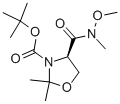 (R)-3-BOC-4-(METHOXYMETHYLCARBAMOYL)-2,2-DIMETHYLOXAZOLIDINE CAS#: 167102-62-7