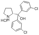 (R)-A,A-BIS(3-CHLOROPHENYL)-2-PYRROLIDINEMETHANOL HYDROCHLORIDE CAS#: 131180-59-1