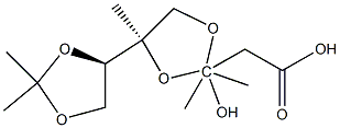 (R)-Methyl 2-hydroxy-2-((4R,4'R,5R)-2,2,2',2'-tetraMethyl-4,4'-bi(1,3-dioxolan)-5-yl) acetate CAS#: 114743-85-0