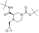 [R-(R*,S*)]-3-tert-Butylcarbamoyl-4-oxiranylmethyl-piperazine-1-carboxylic acid tert-butyl ester CAS#: 158380-45-1