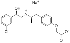 (+/-)-(R*,R*)-[4-[2-[[2-(3-CHLOROPHENYL)-2-HYDROXYETHYL] AMINO]PROPYL]PHENOXY]-ACETIC ACID SODIUM CAS#: 127299-93-8