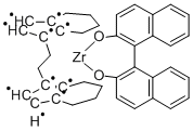(R,R)-ETHYLENEBIS-(4,5,6,7-TETRAHYDRO-1-INDENYL)-ZIRCONIUM(IV)-(R)-(1,1'-BINAPHTHYL-2) CAS#: 123236-85-1