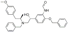 (R*,R*)-N-[5-[1-Hydroxy-2-[[2-(4-methoxyphenyl)-1-methylethyl](phenylmethyl)amino]ethyl]-2-(phenylmethoxy)phenyl]formamide CAS#: 143687-23-4