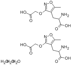 (R,S)-2-AMINO-3-[3-(CARBOXYMETHOXY)-5-METHYL-ISOXAZOL-4-YL]-PROPIONIC ACID, SESQUIHYDRATE CAS#: 130146-18-8