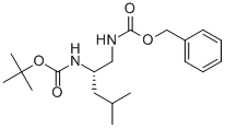 (S)-1-CBZ-AMINO-2-BOC-AMINO-4-METHYLPENTANE CAS#: 115654-39-2