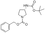 (S)-1-N-CBZ-3-N-BOC-AMINO PYRROLIDINE CAS#: 122536-74-7