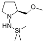 (S)-(-)-1-TRIMETHYLSILYLAMINO-2-METHOXYMETHYLPYRROLIDINE, TECHN., 80 CAS#: 161401-36-1