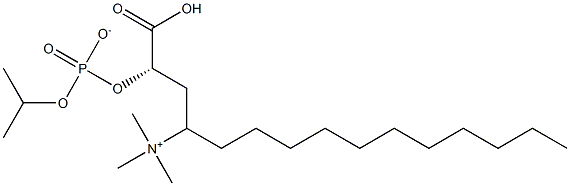 (S)-1-carboxy-3-(triMethylaMMonio)propan-2-yl tetradecyl phosphate CAS#: 157244-54-7