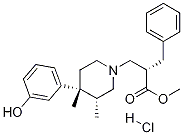(S)-2-(((3R,4R)-4-(3-Hydroxyphenyl)-3,4-dimethylpiperidin-1-yl)methyl)-3-phenylpropanoic acid methyl ester hydrochloride CAS#: 170098-28-9