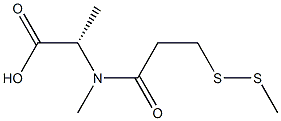 (S)-2-(N-Methyl-3-(Methyldisulfanyl)propanaMido)propanoic acid CAS#: 138148-62-6