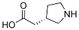 (S)-2-(pyrrolidin-3-yl)acetic acid CAS#: 122442-02-8