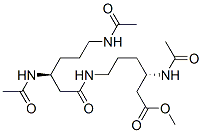 (S)-3-(Acetylamino)-6-[[(S)-3,6-bis(acetylamino)-1-oxohexyl]amino]hexanoic acid methyl ester CAS#: 33861-49-3