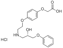 (S)-4-[2-HYDROXY-3-PHENOXYPROPYLAMINOETHOXY]PHENOXYACETIC ACID HYDROCHLORIDE CAS#: 141269-99-0