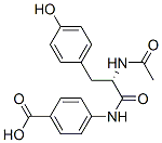 (S)-4-[[2-(acetylamino)-3-(4-hydroxyphenyl)-1-oxopropyl]amino]benzoic acid CAS#: 38219-60-2