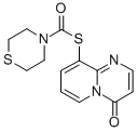 S-(4-Oxo-4H-pyrido(1,2-a)pyrimidin-9-yl) 4-thiomorpholinecarbothioate CAS#: 125209-33-8