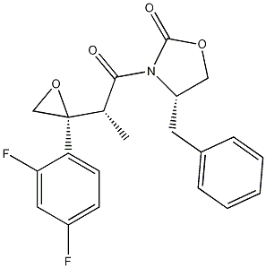 (S)-4-benzyl-3-((R)-2-((R)-2-(2,4-difluorophenyl)oxiran-2-yl)propanoyl)oxazolidin-2-one CAS#: 166948-47-6
