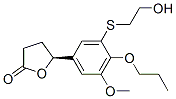 (S)-5-(3-(2-hydroxyethylthio)-5-methoxy-4-propoxyphenyl)dihydrofuran-2(3H)-one CAS#: 140705-18-6