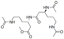 (S)-6-(Acetylamino)-3-[[(S)-3,6-bis(acetylamino)hexanoyl]amino]hexanoic acid methyl ester CAS#: 33861-54-0