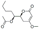 (S)-6-[(S)-1-Acetoxypentyl]-5,6-dihydro-4-methoxy-2H-pyran-2-one CAS#: 34565-33-8