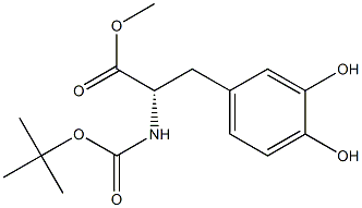 (S)-Methyl 2-((tert-butoxycarbonyl)aMino)-3-(3,4-dihydroxyphenyl)propanoate CAS#: 37169-36-1