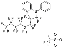 S-(N-PERFLUOROOCTYL)DIBENZOTHIOPHENIUM TRIFLUORO-METHANESULFONATE DISCONTINUED 03/08/01 CAS#: 131916-06-8