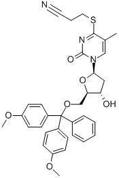 S4-(2-CYANOETHYL)-5'-O-(DIMETHOXYTRITYL)-4-THIOTHYMIDINE CAS#: 142409-74-3