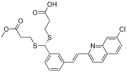 (S,E)-3-((3-(2-(7-chloroquinolin-2-yl)vinyl)phenyl)(3-Methoxy-3-oxopropylthio)Methylthio)propanoic acid CAS#: 120385-98-0